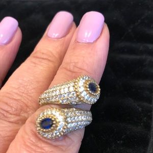 Turkish adjustable ring. Silver 725.